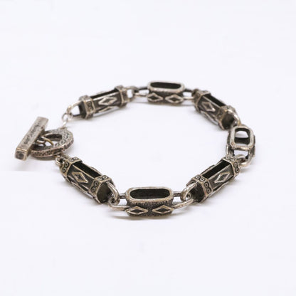 Saint Laurent Paris Arabesque Toggle Chain Bracelet — view 2