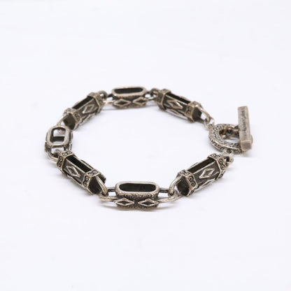 Saint Laurent Paris Arabesque Toggle Chain Bracelet — view 4