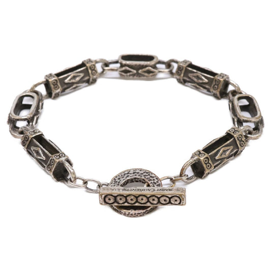 Saint Laurent Paris Arabesque Toggle Chain Bracelet