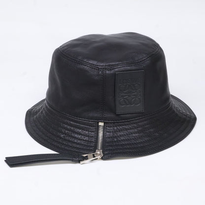 Loewe Anagram Leather Bucket Hat 57 — view 4