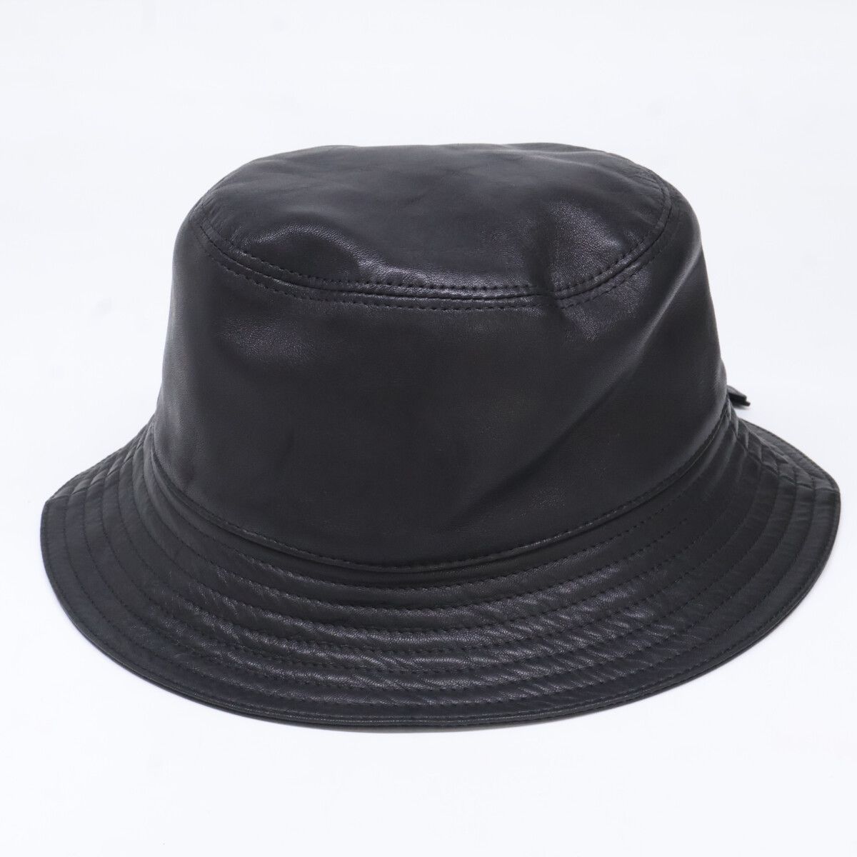 Loewe Anagram Leather Bucket Hat 57 — view 6