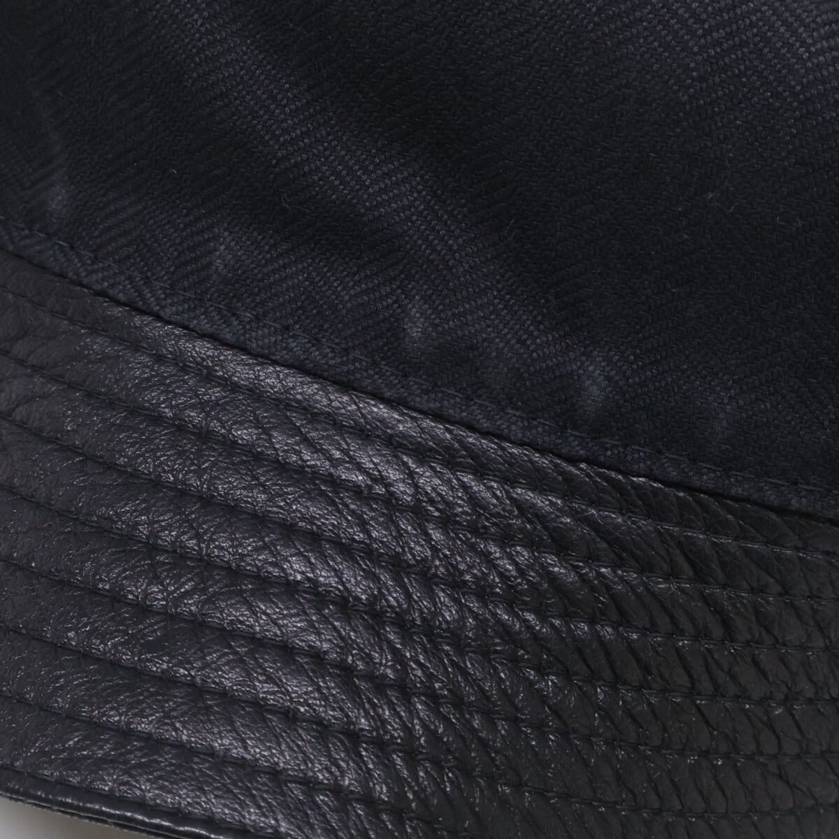 Loewe Anagram Leather Bucket Hat 57 — view 9
