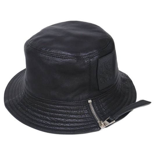 Loewe Anagram Leather Bucket Hat 57