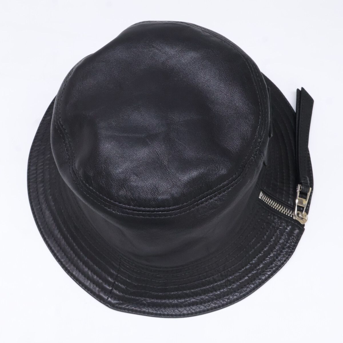 Loewe Anagram Leather Bucket Hat 57 — view 7