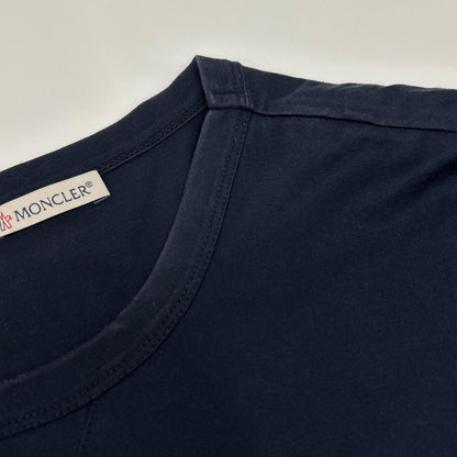 Moncler Navy Double Patch Maglia T-Shirt — view 7