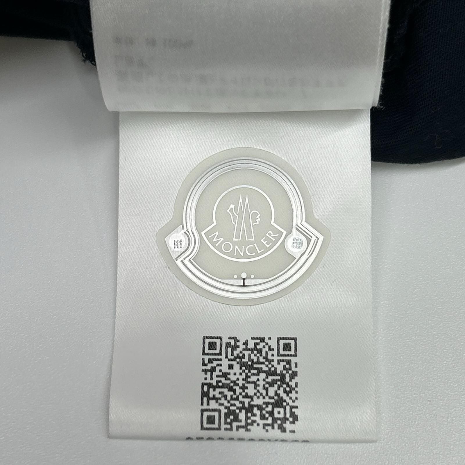 Moncler Navy Double Patch Maglia T-Shirt — view 5
