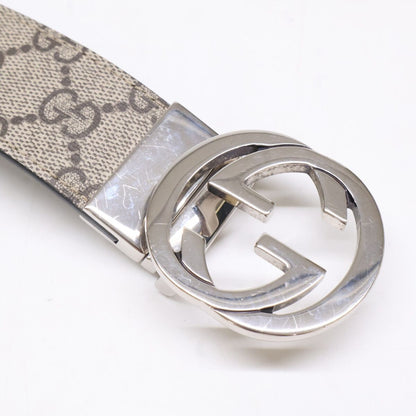 Gucci Kgdhn Reversible Leather with Interlocking Buckle Belt — view 4