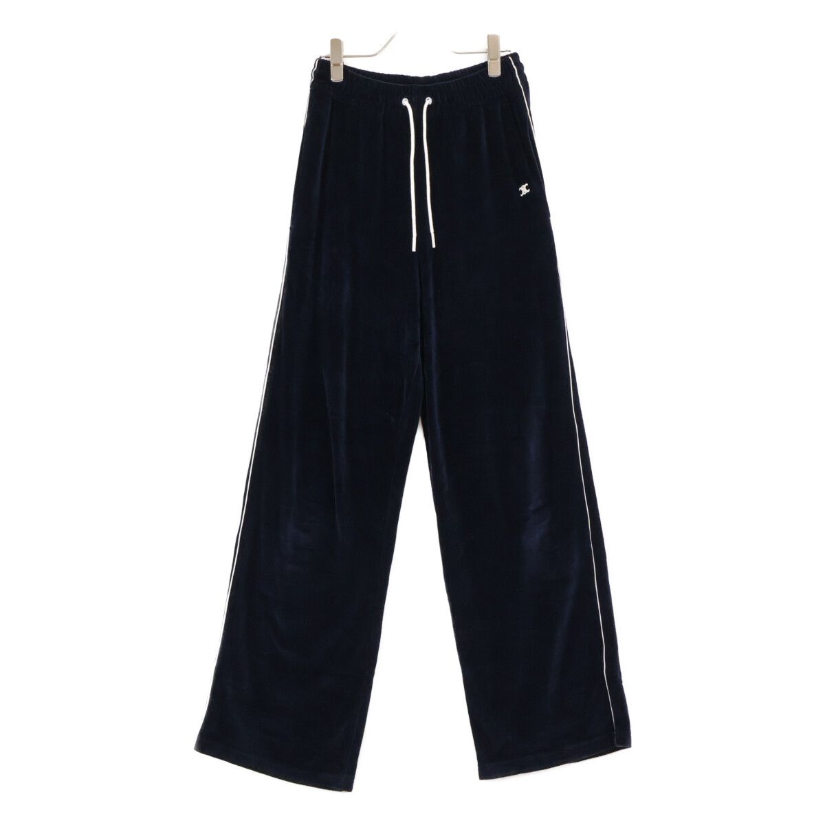 Celine Trio Nuff Embroidery Velour Easy Pants