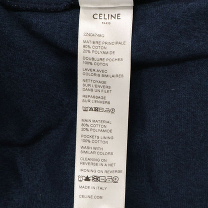 Celine Trio Nuff Embroidery Velour Easy Pants — view 4