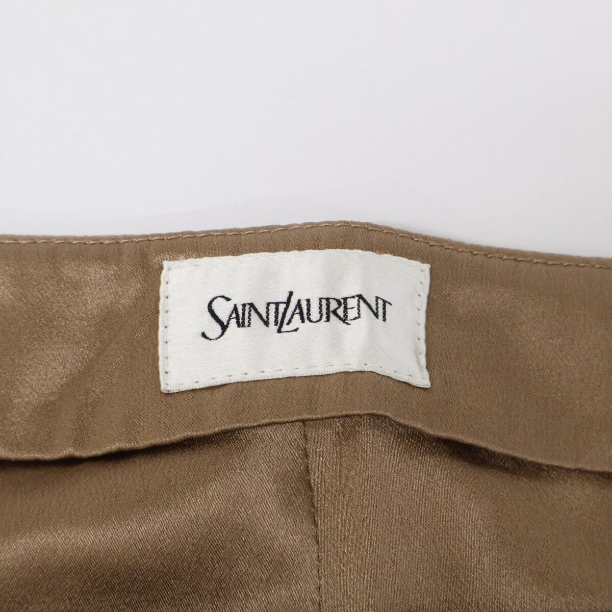 Saint Laurent Paris Similarly Silk 100% Trousers 46 Pants — view 4