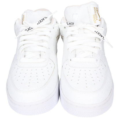 Louis Vuitton Nike by Virgil Abloh White Air Force 1 Low Sneakers — view 2