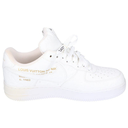 Louis Vuitton Nike by Virgil Abloh White Air Force 1 Low Sneakers — view 8