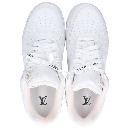 Louis Vuitton Nike by Virgil Abloh White Air Force 1 Low Sneakers — view 5