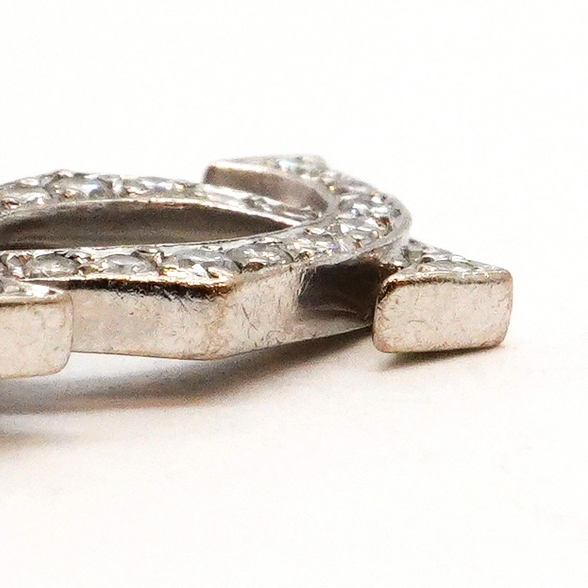 Cartier Pendant 2C 18k White Gold Diamond — view 6