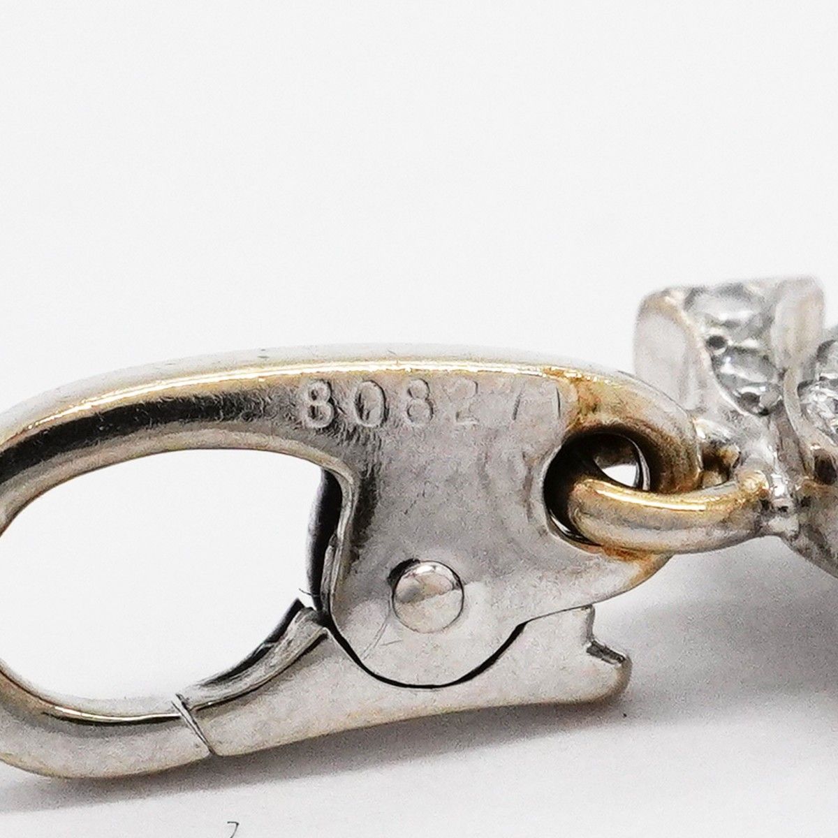 Cartier Pendant 2C 18k White Gold Diamond — view 4