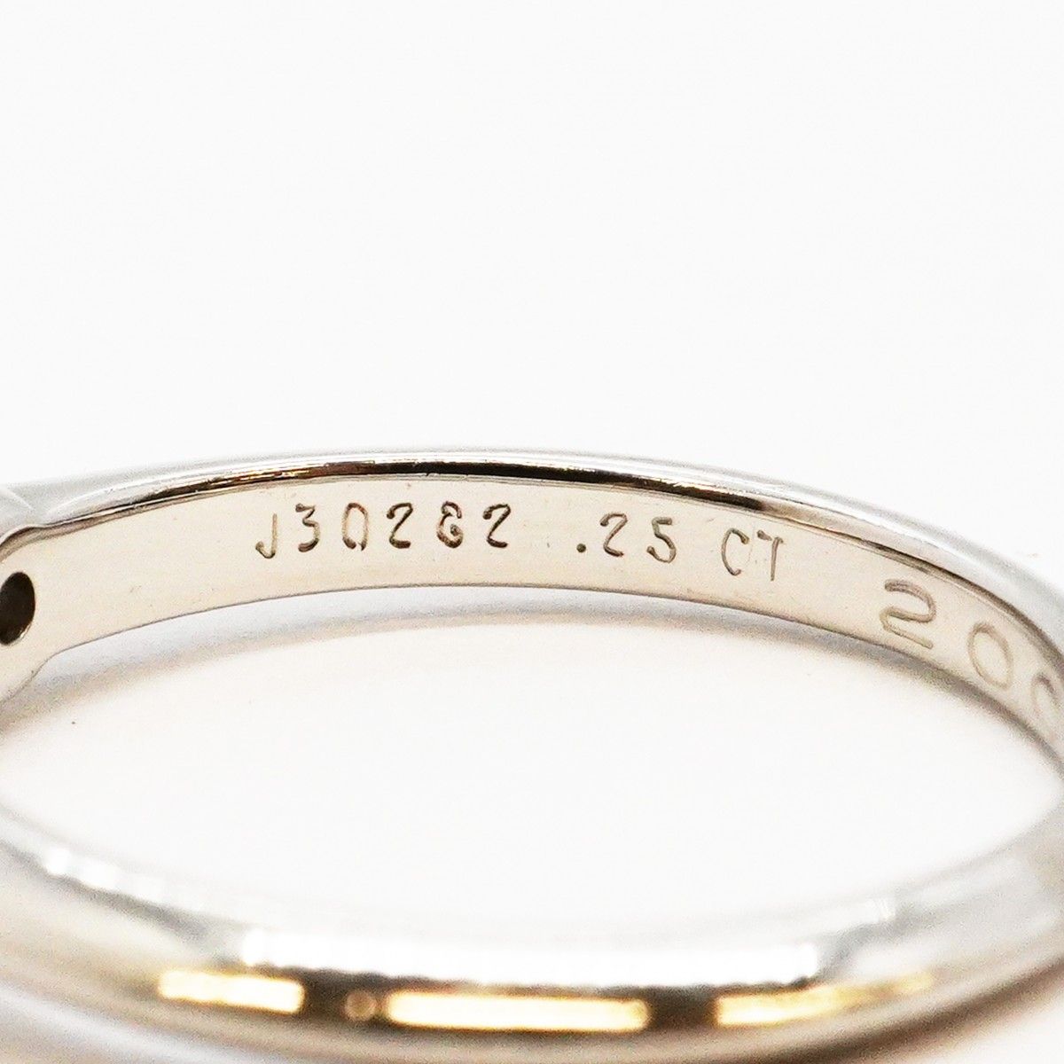 Tiffany & Co Ring Solitaire Platinum Diamond — view 5