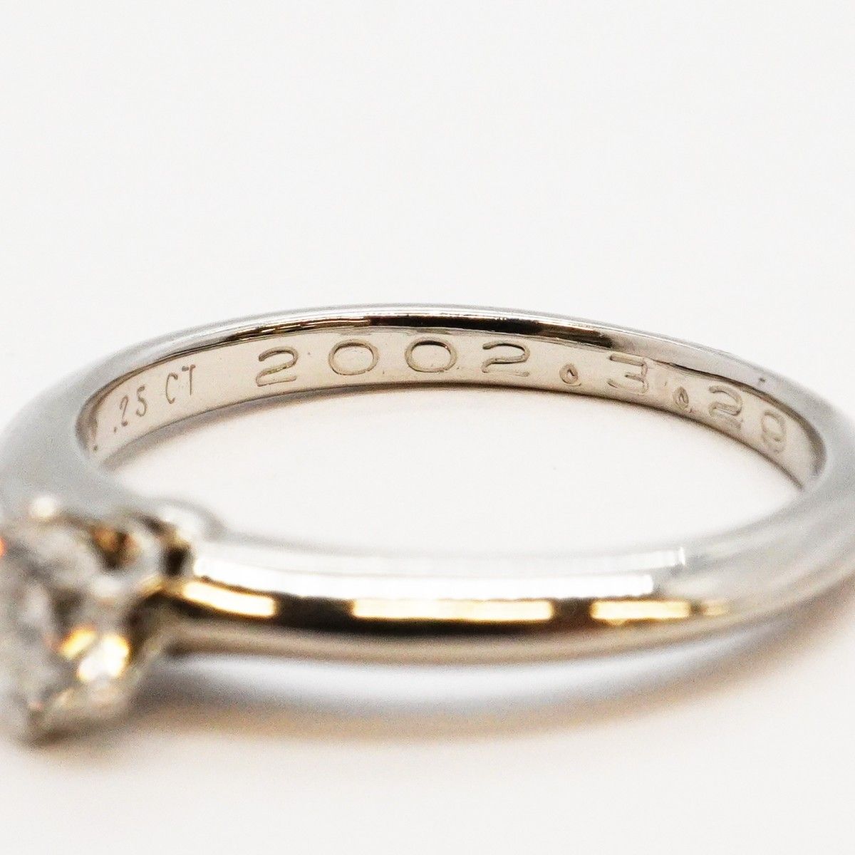Tiffany & Co Ring Solitaire Platinum Diamond — view 6