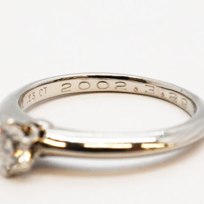 Tiffany & Co Ring Solitaire Platinum Diamond — view 6