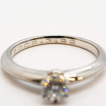 Tiffany & Co Ring Solitaire Platinum Diamond — view 7