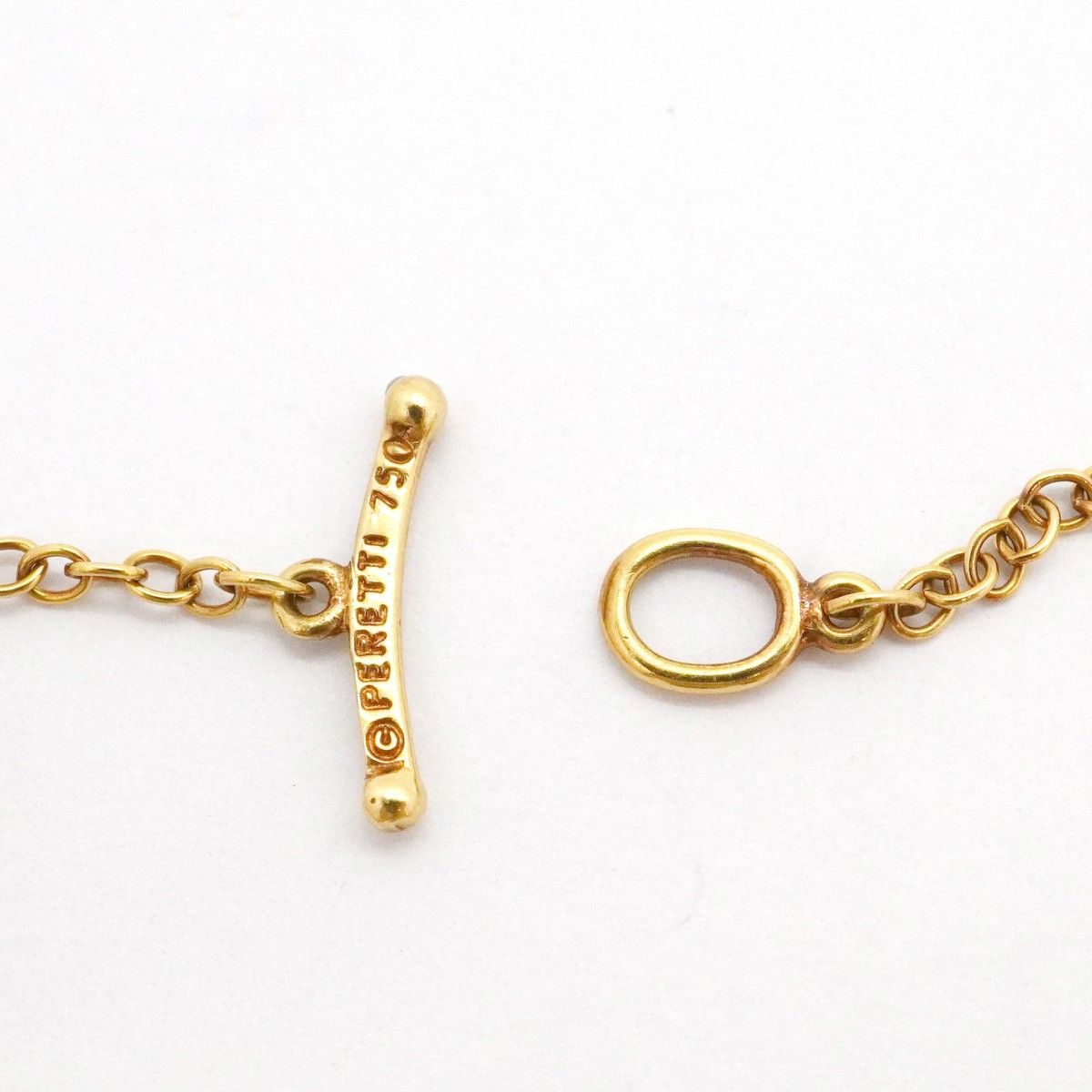 Tiffany & Co Bracelet by the Yard Station 18k Yellow Gold Pearl — view 4