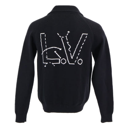 Louis Vuitton Zno Giant Monogram Logo Cardigan XS — view 3