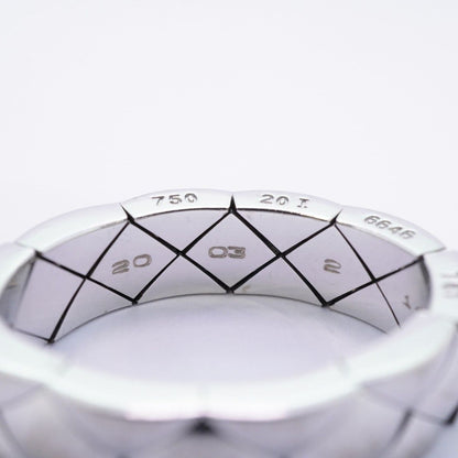 Chanel Ring Quilted 18k White Gold — view 6