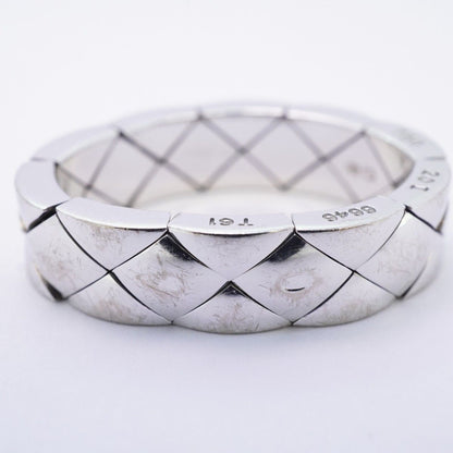 Chanel Ring Quilted 18k White Gold — view 8