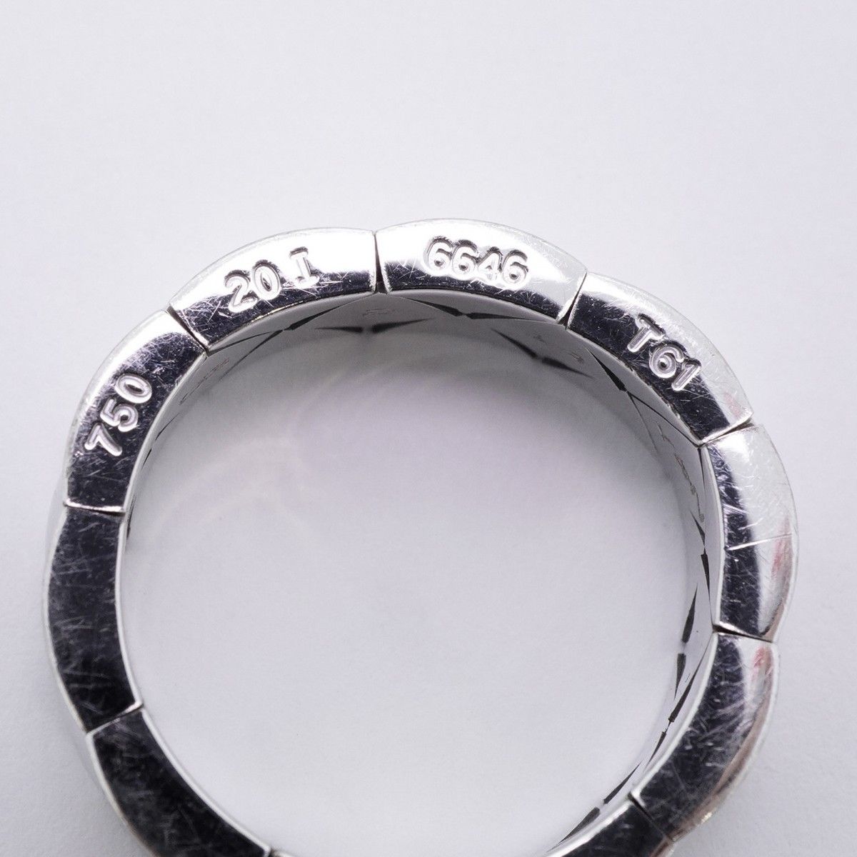 Chanel Ring Quilted 18k White Gold — view 5