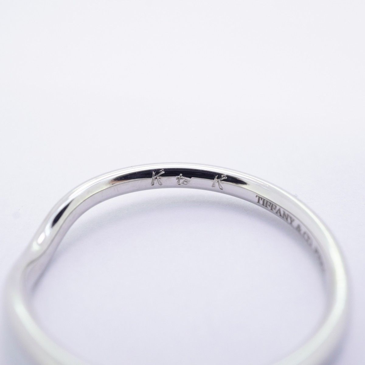 Tiffany & Co Ring T Cube Band Platinum — view 7