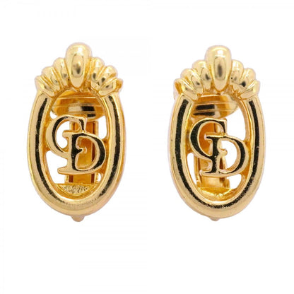 Dior Earrings CD Logo Gold Plated