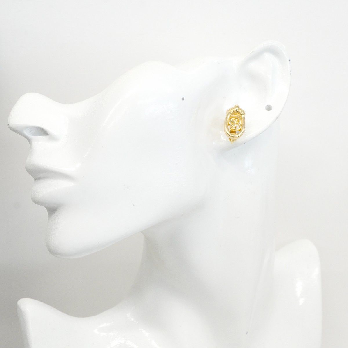 Dior Earrings CD Logo Gold Plated — view 5