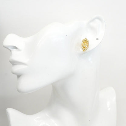 Dior Earrings CD Logo Gold Plated — view 5