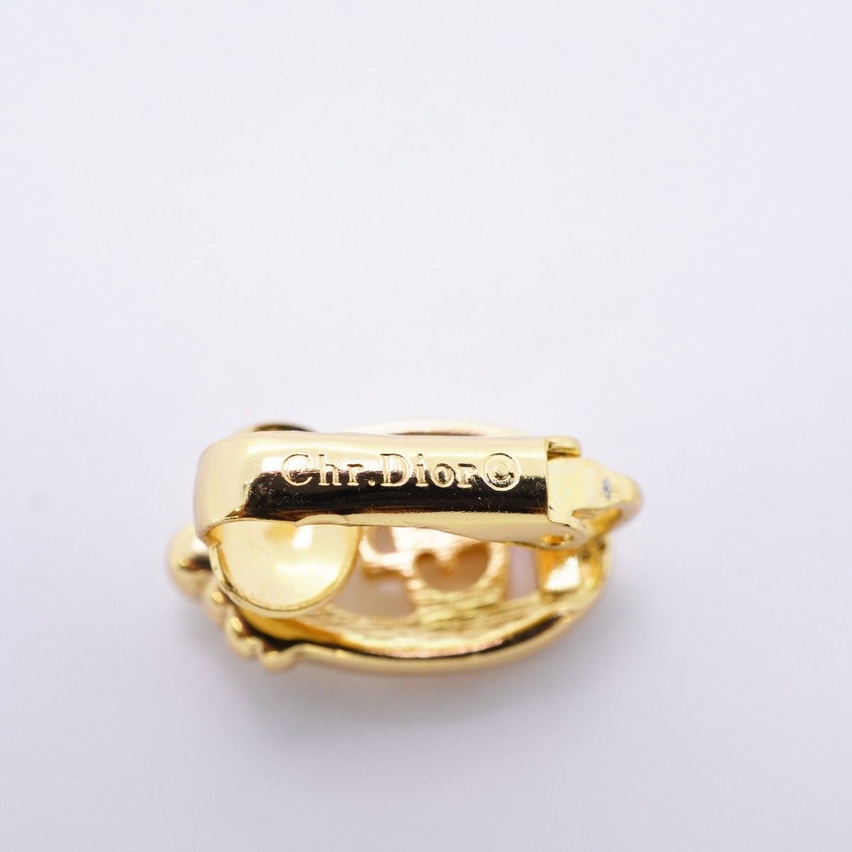 Dior Earrings CD Logo Gold Plated — view 4