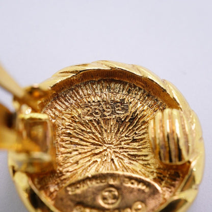 Chanel Earrings Vintage CC Logo Round — view 5