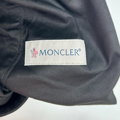 Moncler Black Trousers Embossed Logo Chino Pants 48 — view 3