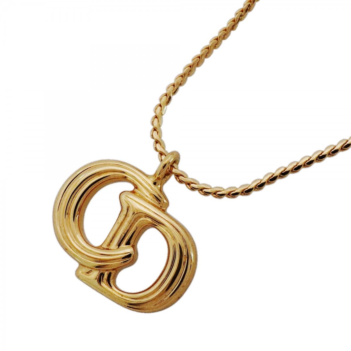 Dior Necklace CD Logo Gold Plated