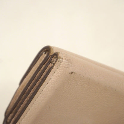 Louis Vuitton Trifold Wallet Calf Portefeuille Lock Mini Gray — view 8