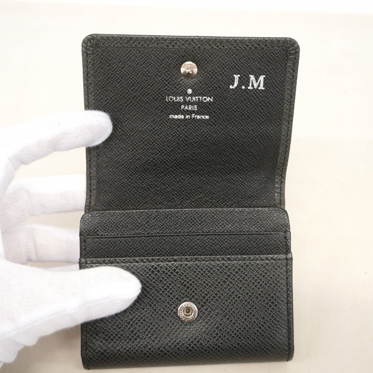Louis Vuitton Coin Case Taiga Porte-Monnaie Sergei Ardoise — view 7