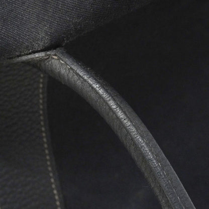 Hermes Tote Garden Party PM Toile Officier Black Silver — view 9