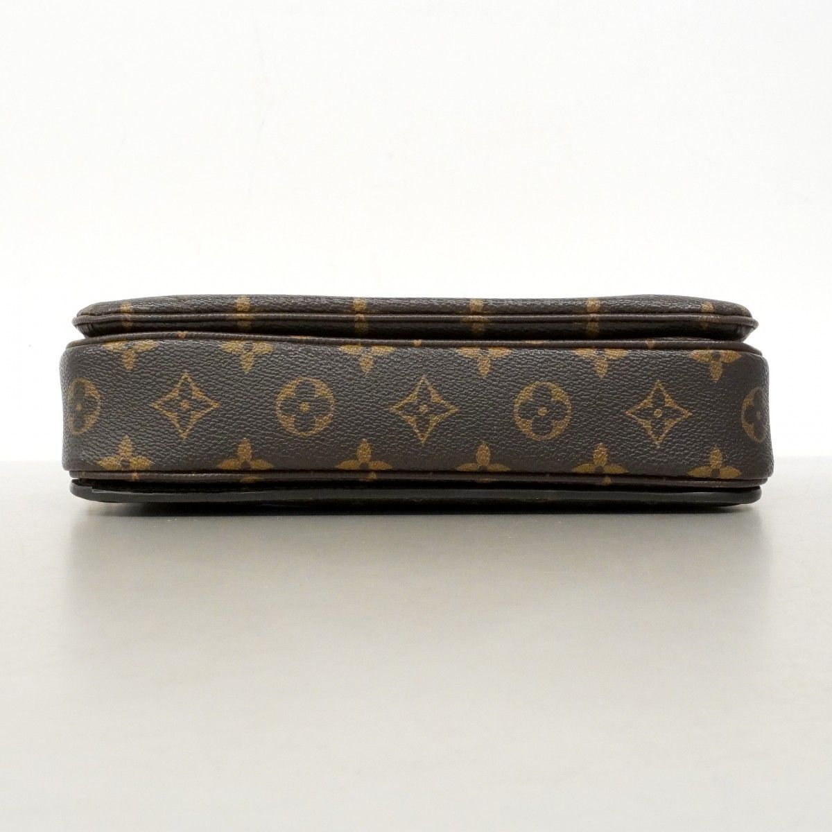 Louis Vuitton Handbag Monogram Love Lock Pochette Metis MM Brown 2-Way — view 3