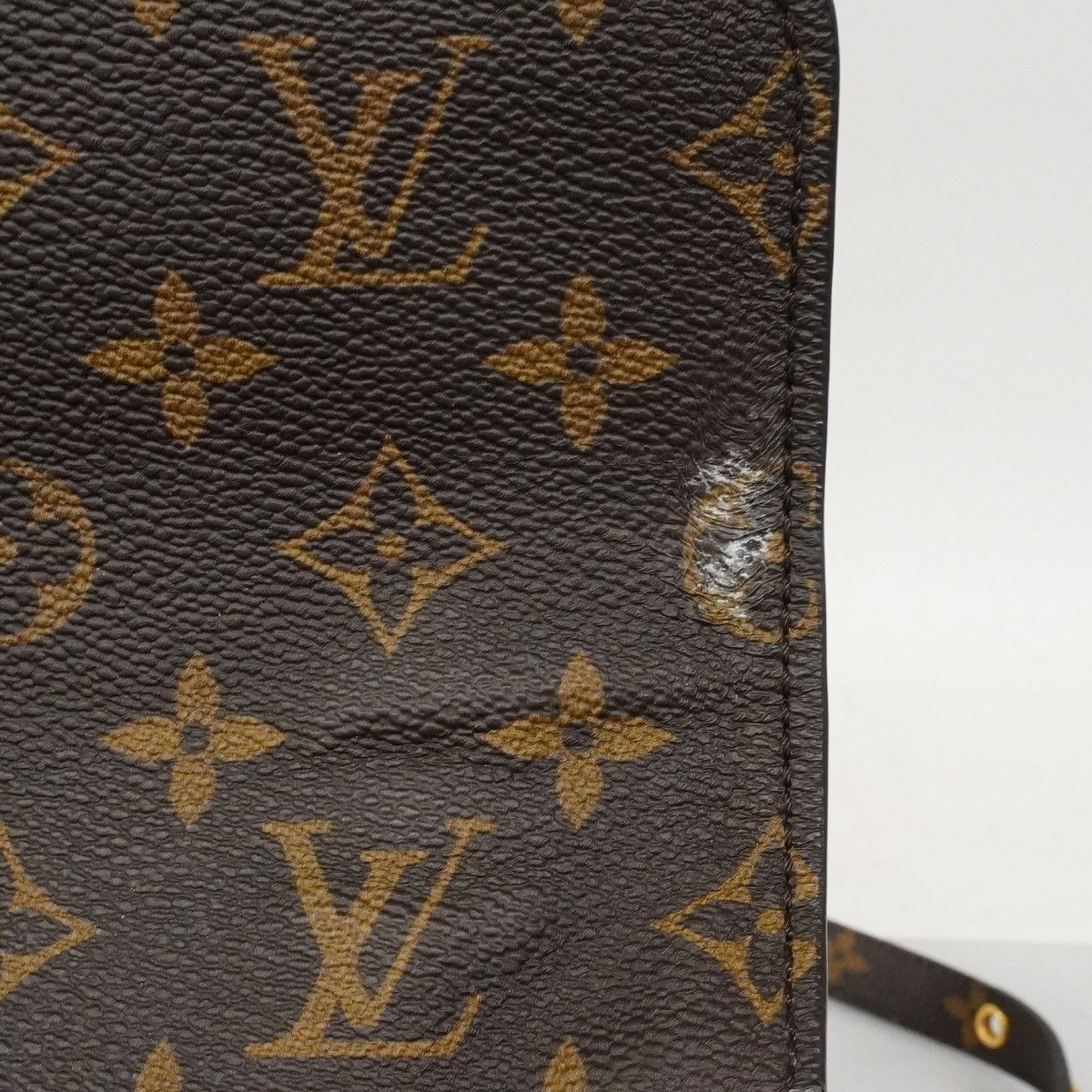 Louis Vuitton Handbag Monogram Love Lock Pochette Metis MM Brown 2-Way — view 6