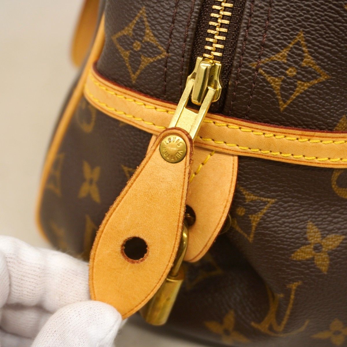 Louis Vuitton Handbag Monogram Montorgueil PM Brown — view 8