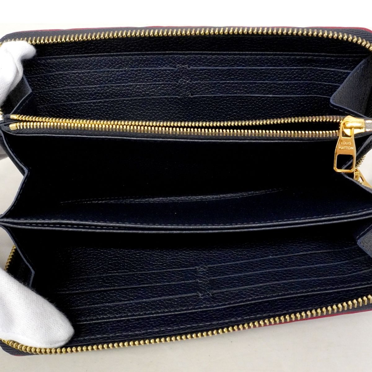 Louis Vuitton Wallet Monogram Empreinte Zippy Marie Nuit — view 4