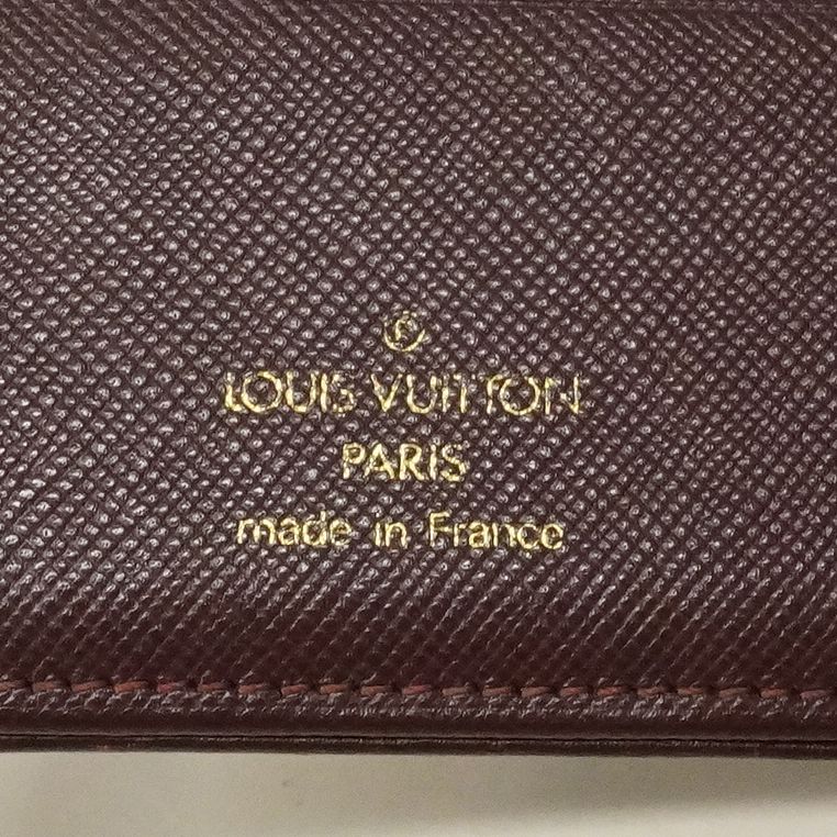 Louis Vuitton Trifold Wallet Monogram Mini Portobiert Cles Cerise — view 5