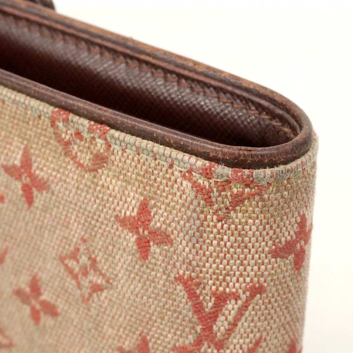 Louis Vuitton Trifold Wallet Monogram Mini Portobiert Cles Cerise — view 8