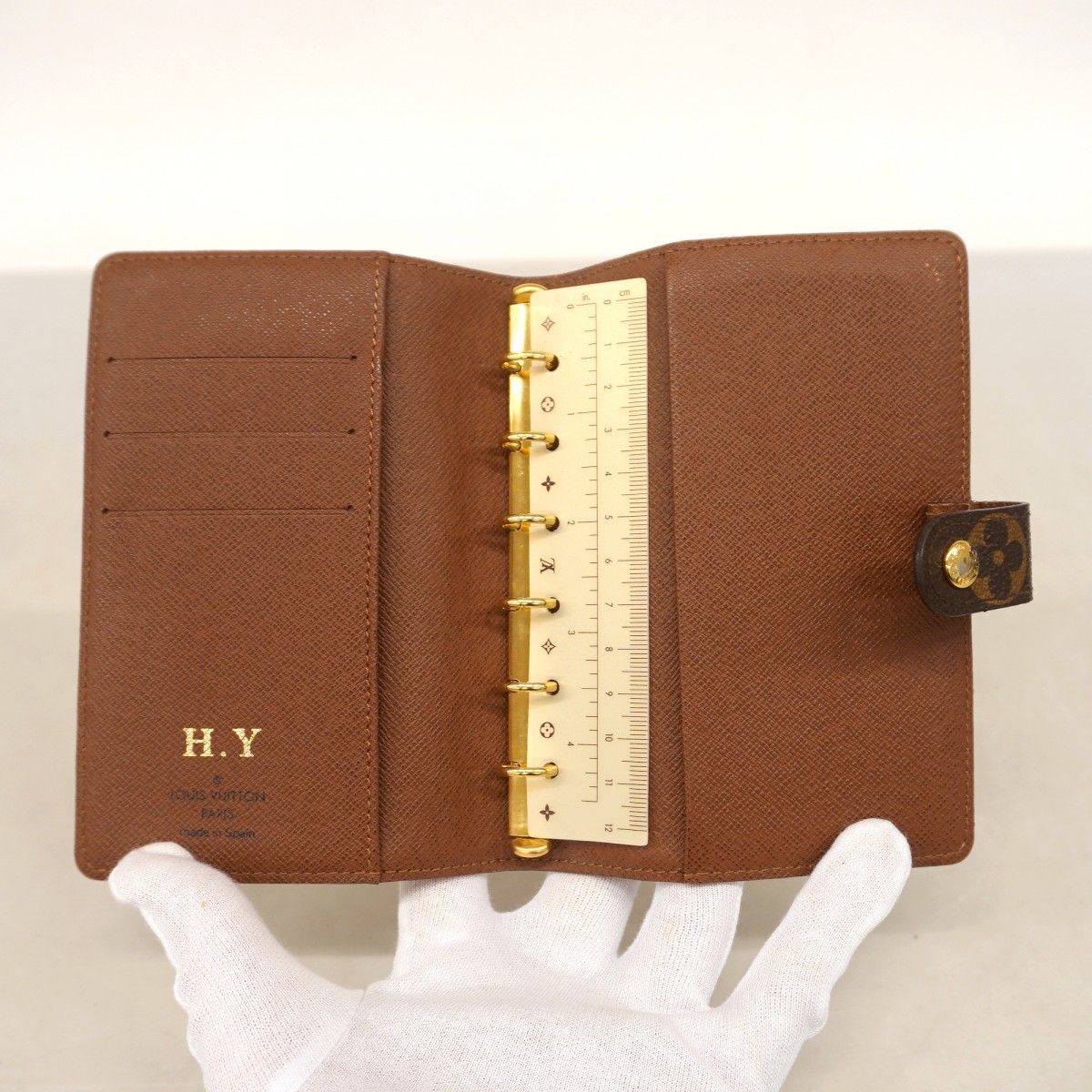Louis Vuitton Notebook Cover Monogram Agenda PM Brown — view 4
