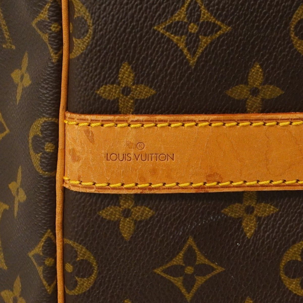 Louis Vuitton Boston Bag Monogram Keepall Bandouliere 55 Brown — view 5