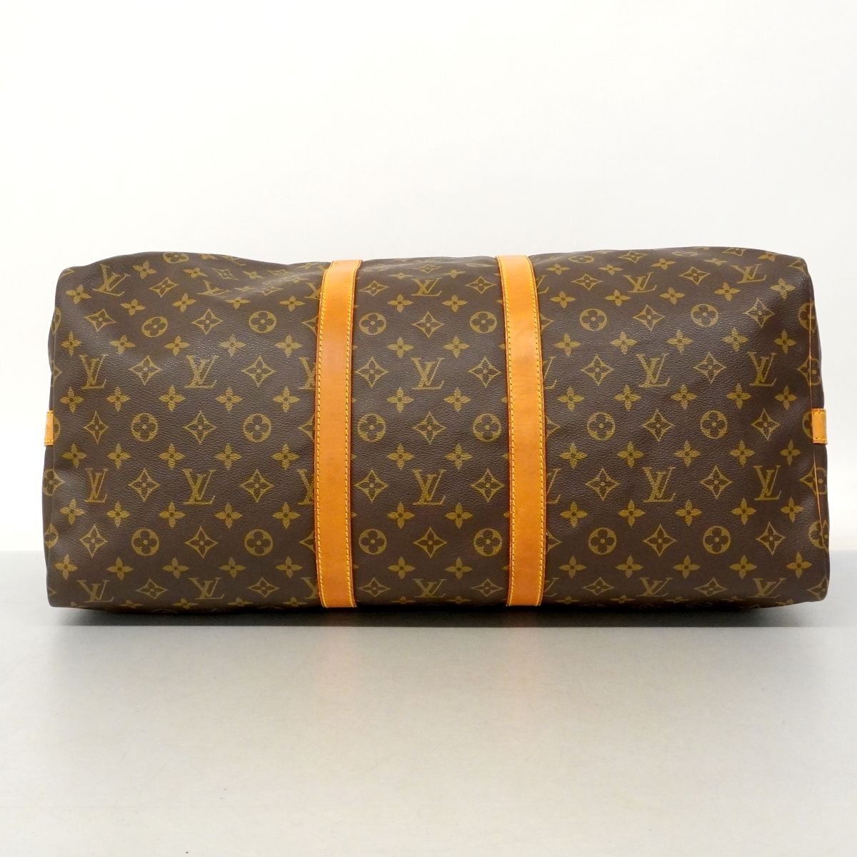 Louis Vuitton Boston Bag Monogram Keepall Bandouliere 55 Brown — view 3