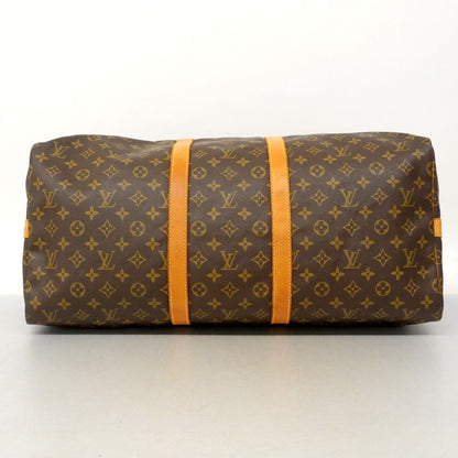 Louis Vuitton Boston Bag Monogram Keepall Bandouliere 55 Brown — view 3