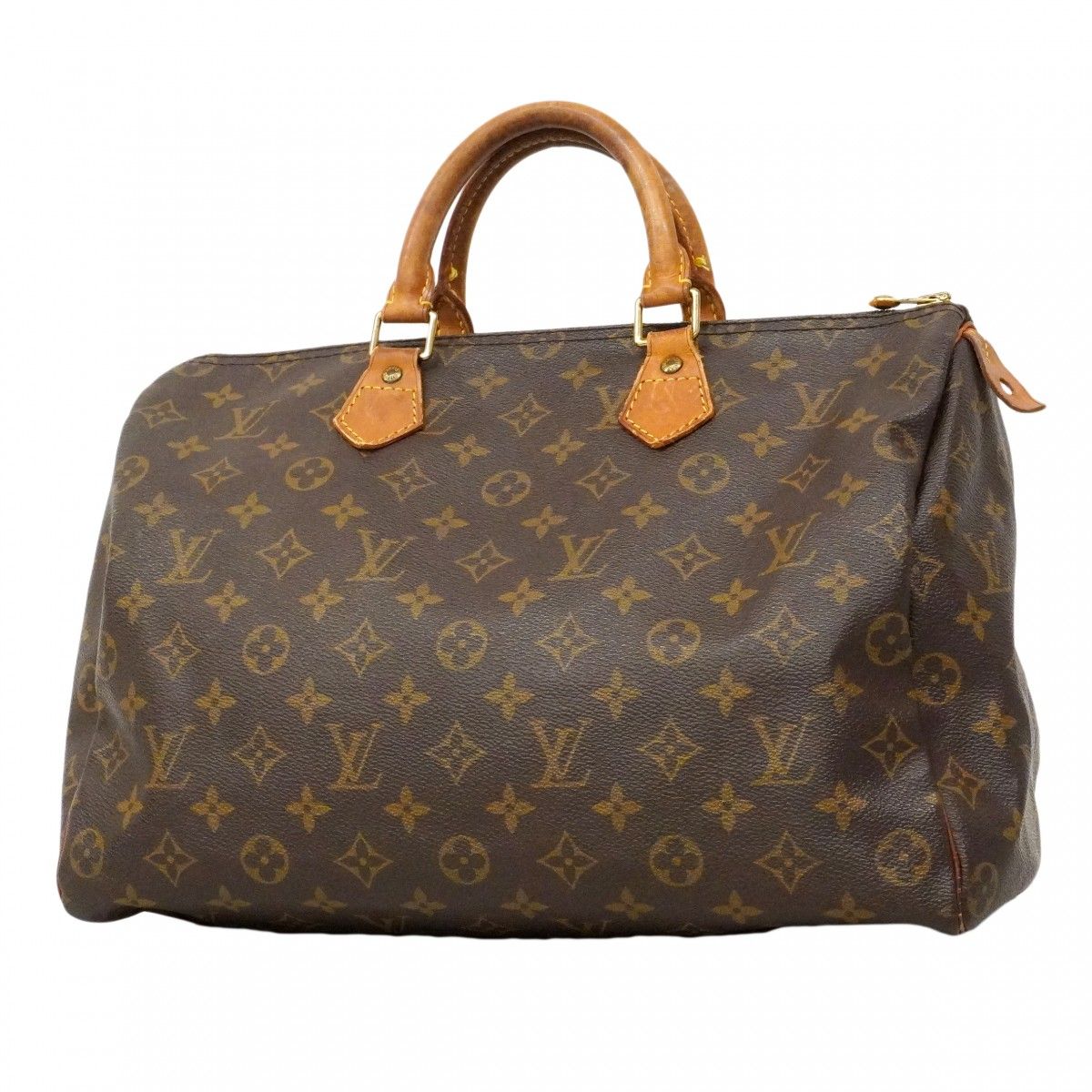 Louis Vuitton Handbag Monogram Speedy 35 Brown